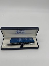 Marquis by Waterford Pen Black Lacquer & Chrome Trim new but needs ink picture