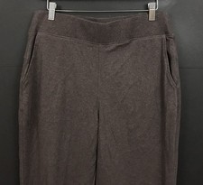 Pact Women's Airplane Jogger Pants Brown Organic Cotton Size L picture