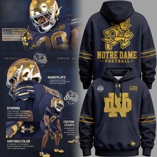 Notre Dame 2026 Shamrock Series Replica Hoodie Gift Fan 3D Printed Size S-5XL picture