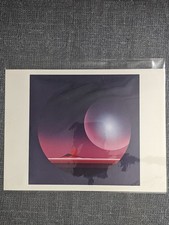 Patrice Breteau Starscape I Original  Print 1983 Abstract Space Art picture