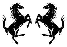 Ferrari Prancing Horse Vinyl Decal Sticker picture