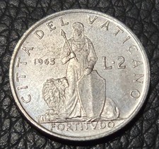 1963 Vatican City 2 Lire Coin picture