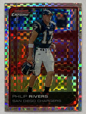 #158 Philip Rivers 2006 Bowman Chrome - Xfractors #/250 San Diego Chargers picture