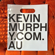 Kevin Murphy Small White Paper Gift Bag w/ Die Cut Handle Logo picture