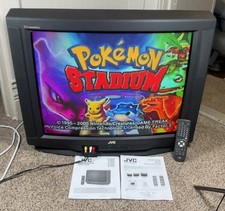 🔥Vtg JVC D-series 32” Retro Gaming🎮 CRT TV📺 W/remote &Manual Svideo Av Inputs picture