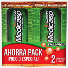 Medicasp Anti Dandruff Shampoo Caspa 2 Pack, 130 ml Each picture