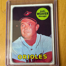 Topps 1969 Topps High # Earl Weaver #516 (RC) Baltimore Orioles Baseball picture