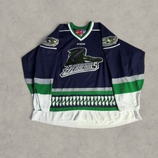 Vintage CCM ECHL Florida Everblades Blue Hockey Jersey Men's Size 2XL picture