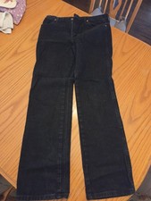 Wrangler 936WBK Black Cowboy Cut Slim Fit Jeans Mens Tag 32x32 Measures 33x32 picture