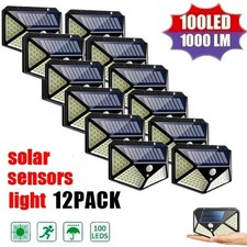 1-12pcs Solar Power Light PIR Motion Sensor Outdoor Security Lamp Wall Garden picture