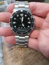 Vintage 1983 Pulsar by Seiko Y652-9020 Alarm Chronograph Mens Watch Nice picture