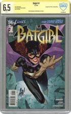 Batgirl 1A.D 1st Printing CBCS 6.5 Witnessed Sig Adam Hughes 2011 picture