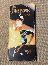 Vintage 1929 ART DECO LINEBOOK Booklet CHICAGO TRIBUNE Humor Poetry Literature picture