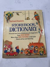Richard Scarry's Storybook Dictionary, A Giant Golden Book, Vintage 1966 picture