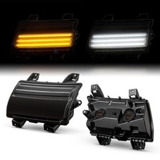 Sequential Smoked LED Turn Signal Lights For Jeep Wrangler JL 2018-2023 picture