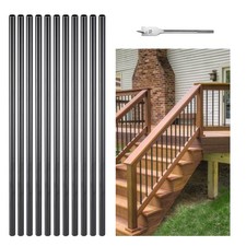 VEVOR Deck Balusters 101 Pack 26 In Aluminum Staircase Deck Spindles picture