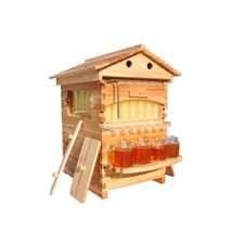 Auto Seep Bee Hives Boxes Langstroth Bee Hive HOUSE + 7x Bee Beekeeping Frames picture