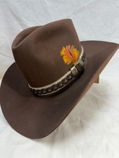 mens beaver felt cowboy hat 7 1/8 picture