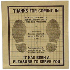 500x Paper Car Floor Mats Disposable Durable Box NEW picture