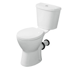 19 inch Rear Outlet Toilet with Tank Powerful Flush with Extra Extension Pipe picture
