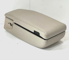 2003-2011 Lincoln Town Car Center Console Leather Armrest Lid Storage Tan OEM picture