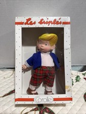 Les Triplés - Poupées Corolle 20cm - Ecolier Bleu Neuf Boite picture