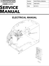 2013-2016 Kenworth T680 Truck Electrical Wiring Diagram Manual 2014 2015 picture