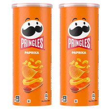Pringles Potato Chips PAPRIKA flavor - 2 x 165g - Made in Belgium -FREE SHIPPING picture