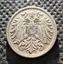 OLD COIN OF AUSTRIA-HUNGARY EMPIRE 10 HELLER 1915 WORLD WAR I FRANZ JOSEPH I picture
