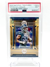 2022 National Treasures Aidan Hutchinson Treasure Hunt 🔥Gold 🔥 /10 PSA 9 picture