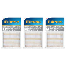 Filtrete 16x25x1 HVAC Furnace Air Filter MPR 300 MERV 5, 3 Filters picture
