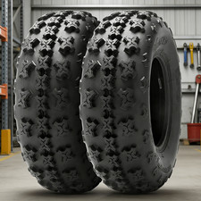 2PCS 22X7-10 ATV Tires 22X7X10 UTV All Terrain Heavy Duty 4PR Tubeless 22 7 10 picture