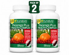 2 Pack Genuine Trunature Prostate Plus Health Complex – 250 Softgels picture