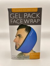 MedNet Face Wrap Gel Four Pack for TMJ, Migraines, and Teeth Hot or Cold NEW picture