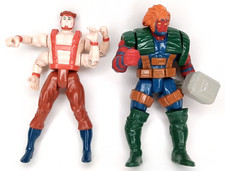 Vintage Action Figure 1990s Toy Biz X-Men Forearm & Grizzly Set Of 2 picture