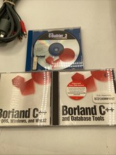 Vintage Borland C++ 4.5 Lot 3x - Database Tools - Builder 3 PC picture