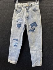 Vintage Get Used By Elie Acid Wash Jeans Pocket High Rise Mom Jeans Size 12 picture