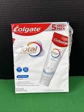 5 Pack Colgate Total Whitening Toothpaste 6 Oz Each EXP 03/28 picture
