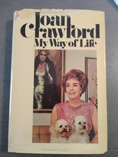 JOAN CRAWFORD Signed Book My Way of Life 1971 2nd Pt Autographed Self Corrected picture