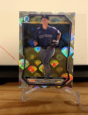 2026 Bowman Chrome Ethan Holliday Chrome Prospects logofractor /35 Rockies 🔥  picture