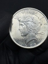 1922 Peace Silver Dollar $1 Philadelphia BU .. Luster  picture