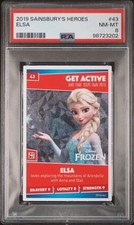 2019 Sainsbury's Disney Heroes Elsa #43 Frozen II PSA 8 pop1 picture