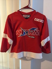 CCM Toledo Storm Youth Hockey Jersey sz. S Sitched  picture
