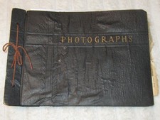Vintage 1930-1940 Photo Album with 87 photos picture