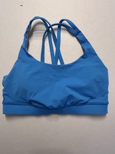 Lululemon Blue Energy Sports Bra Size 6 picture