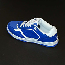 True Religion Men’s Low Top Lace-Up Athletic Sneakers Colorblock Blue/White picture