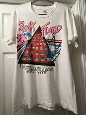 Vintage 1988 Pink Floyd A Momentary Lapse of Reason Tour T Shirt XL FOTL picture