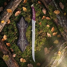 Hand Forged Hadhafang Sword of Arwen Evenstar Replica Stainless Steel 37 Inch picture