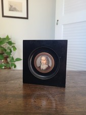 Antique Miniature Painting Portrait Hieronymus Holzschuher After Albrecht Durer picture
