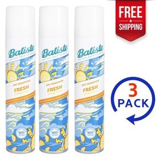 Batiste Dry Shampoo Fresh Breezy Citrus 200ml 3 Pack Instant Hair Refresh picture